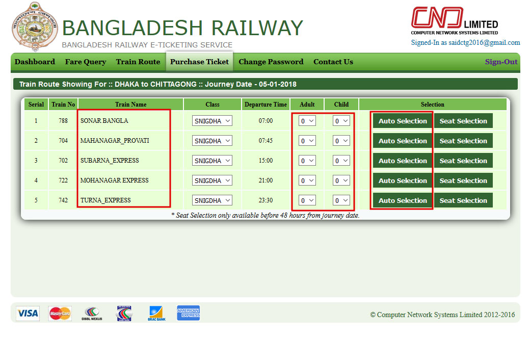 Bangladesh Railway Online Ticket | BD Train E-ticket Booking Process -  Bangladesh Fact